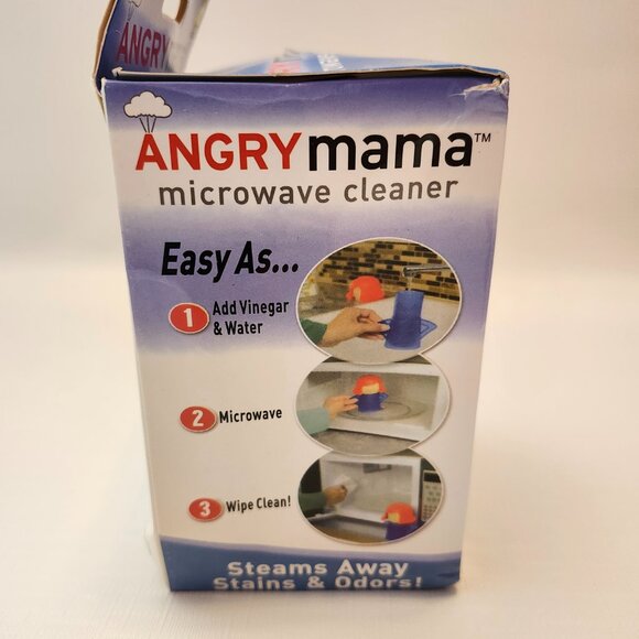 Original Angry Mama Microwave Steam Cleaner BNIP - Picture 3 of 5